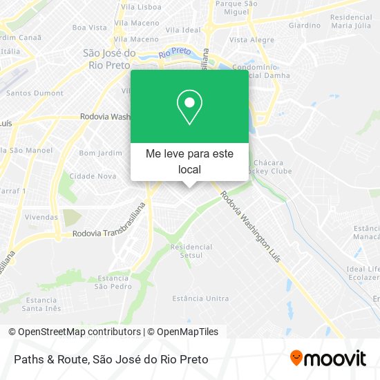 Paths & Route mapa