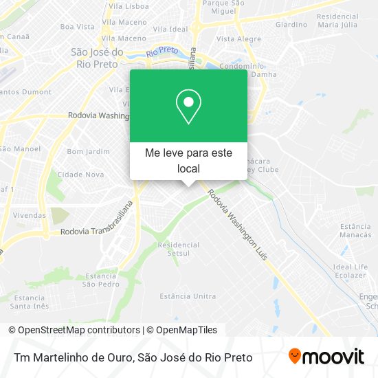 Tm Martelinho de Ouro mapa