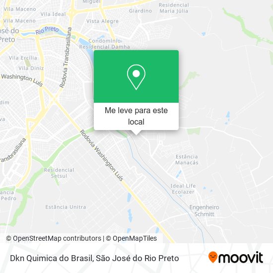 Dkn Quimica do Brasil mapa