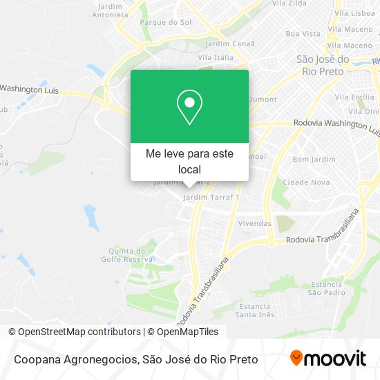 Coopana Agronegocios mapa