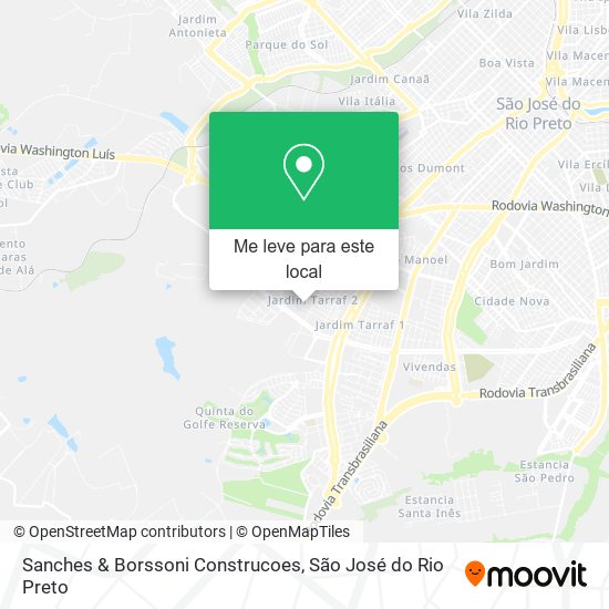 Sanches & Borssoni Construcoes mapa