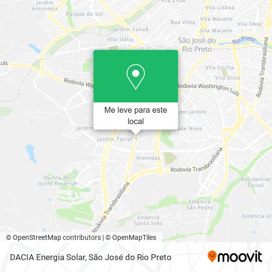 DACIA Energia Solar mapa