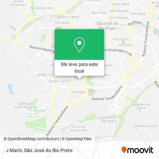 J Marin mapa