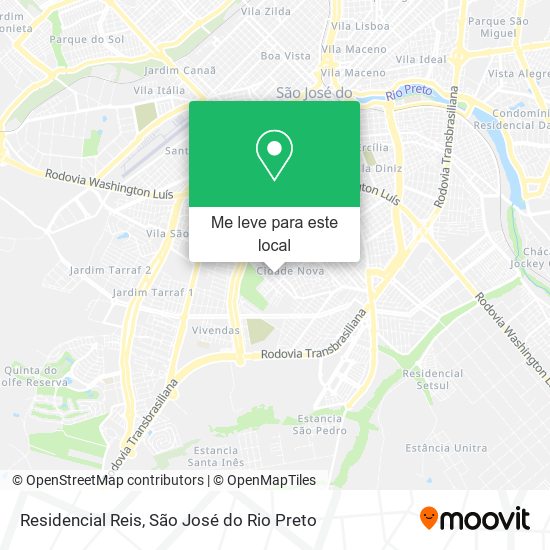 Residencial Reis mapa