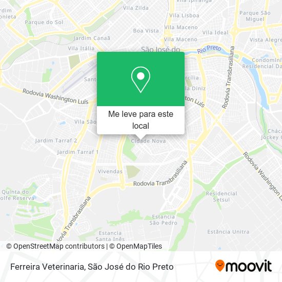 Ferreira Veterinaria mapa