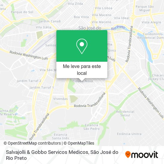 Salvajolli & Gobbo Servicos Medicos mapa