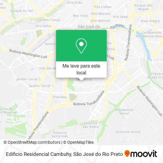 Edificio Residencial Cambuhy mapa