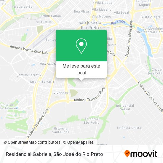 Residencial Gabriela mapa