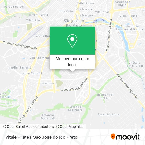 Vitale Pilates mapa