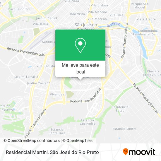 Residencial Martini mapa
