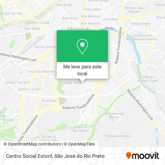 Centro Social Estoril mapa