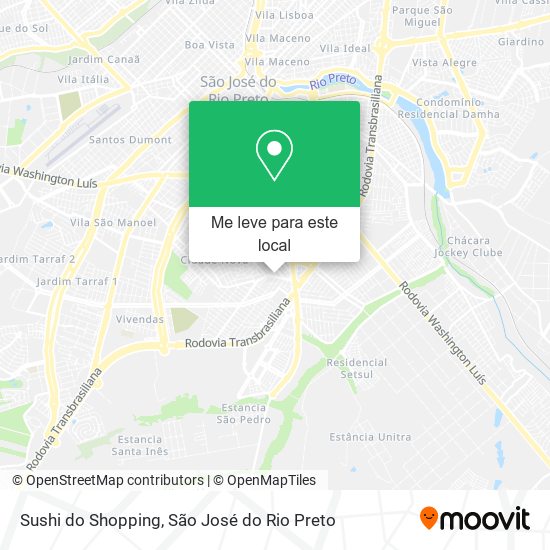 Sushi do Shopping mapa