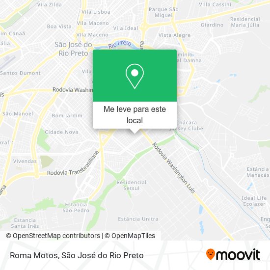 Roma Motos mapa