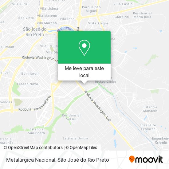 Metalúrgica Nacional mapa