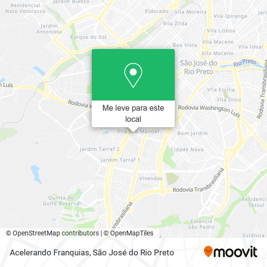 Acelerando Franquias mapa