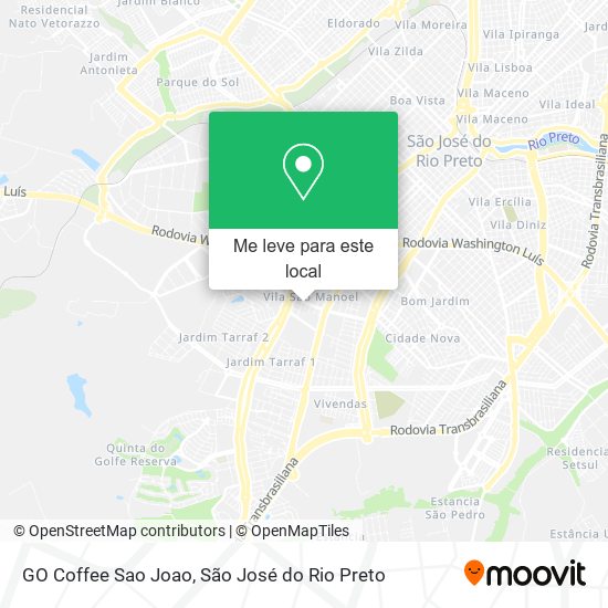GO Coffee Sao Joao mapa