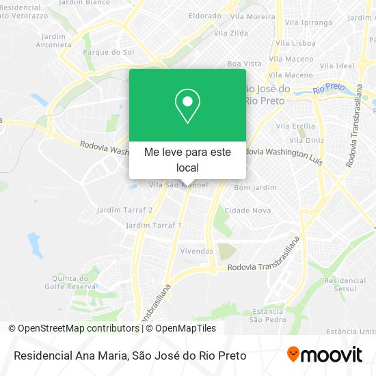 Residencial Ana Maria mapa