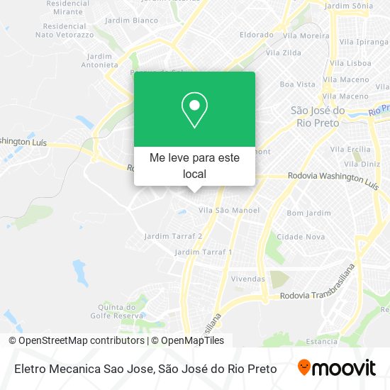 Eletro Mecanica Sao Jose mapa