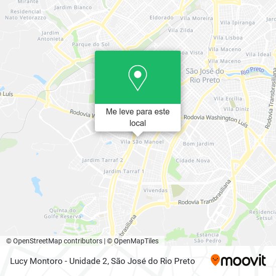Lucy Montoro - Unidade 2 mapa