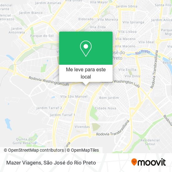 Mazer Viagens mapa