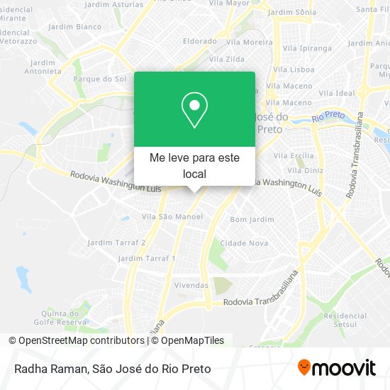 Radha Raman mapa