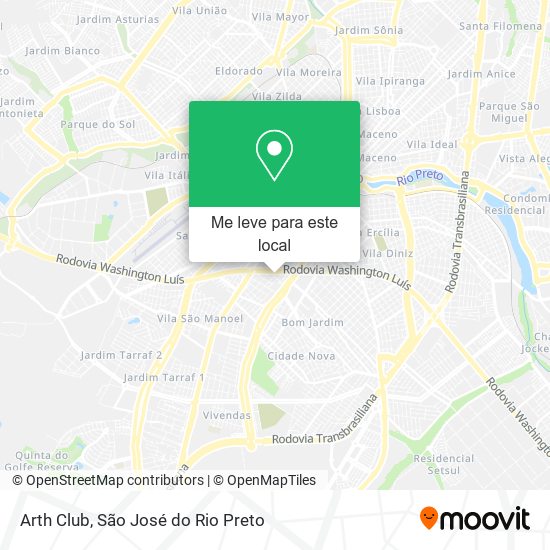 Arth Club mapa