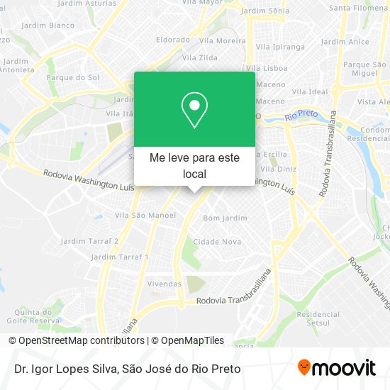 Dr. Igor Lopes Silva mapa