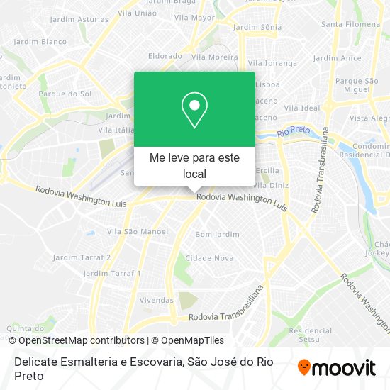 Delicate Esmalteria e Escovaria mapa