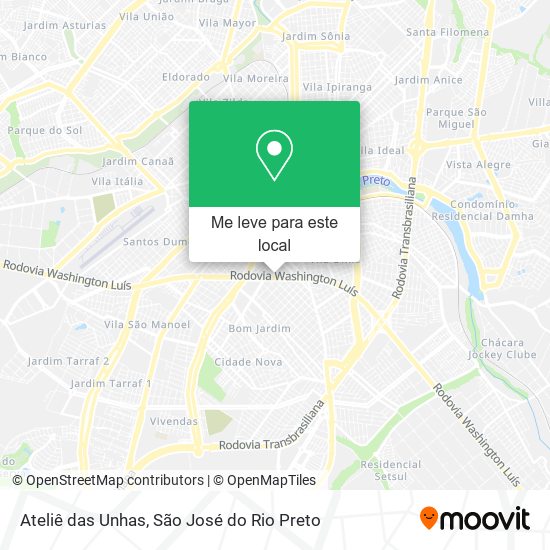 Ateliê das Unhas mapa