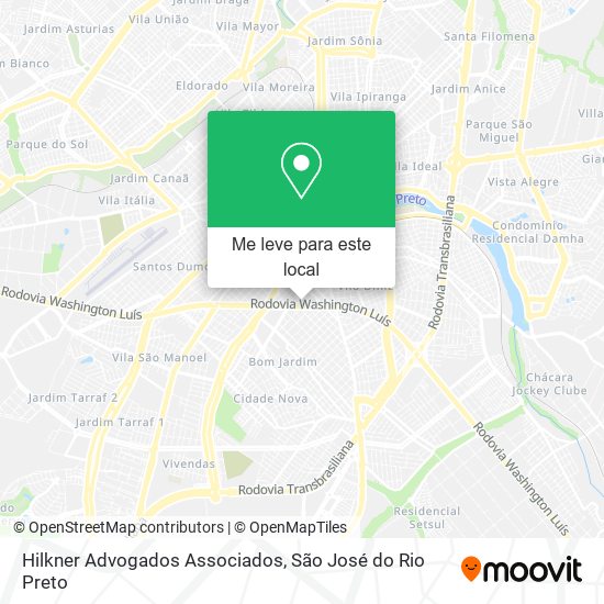 Hilkner Advogados Associados mapa