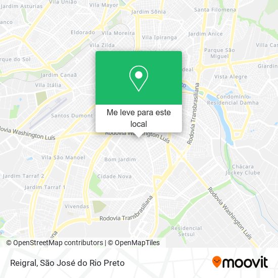 Reigral mapa