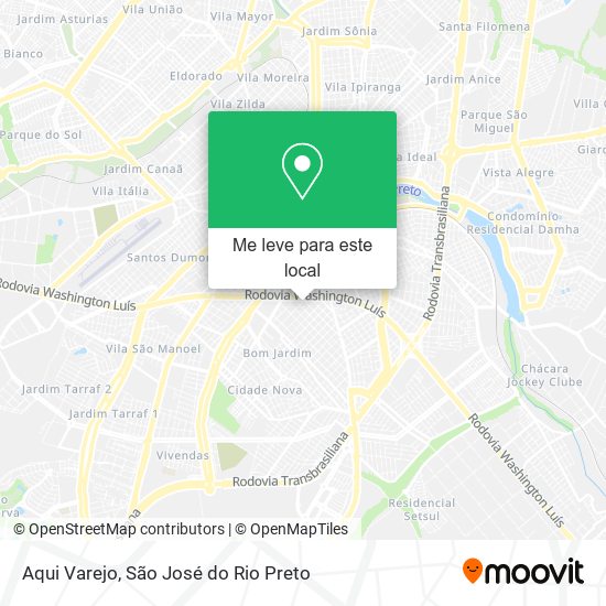 Aqui Varejo mapa