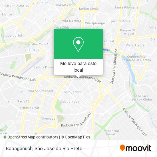 Babaganuch mapa