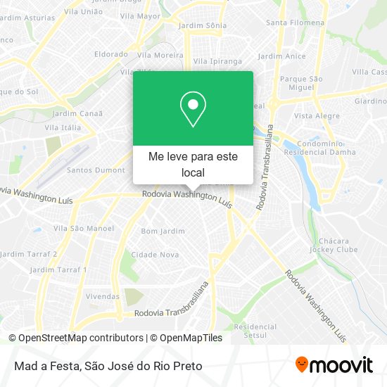 Mad a Festa mapa