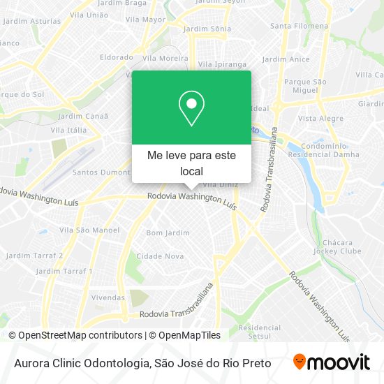 Aurora Clinic Odontologia mapa