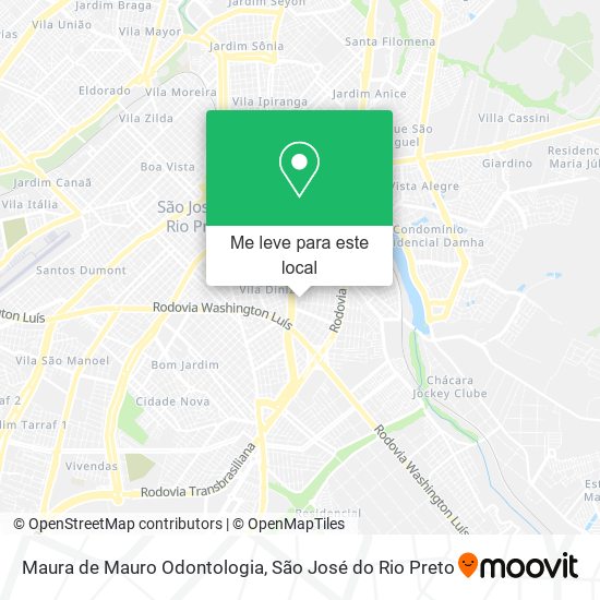 Maura de Mauro Odontologia mapa