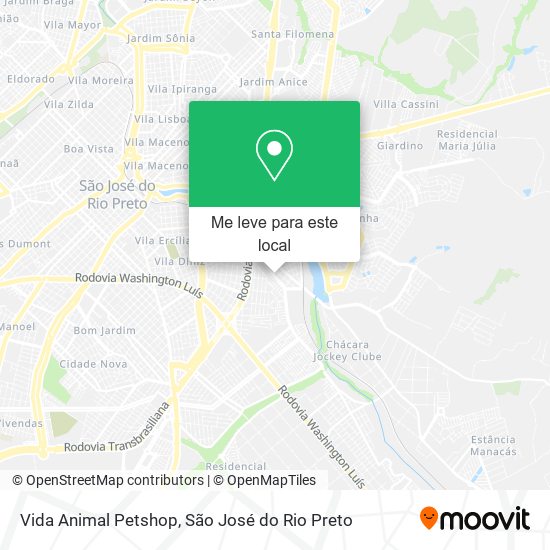 Vida Animal Petshop mapa