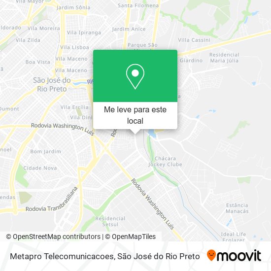 Metapro Telecomunicacoes mapa