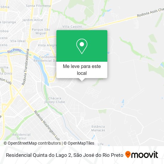 Residencial Quinta do Lago 2 mapa