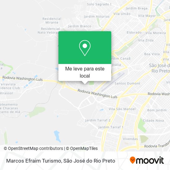 Marcos Efraim Turismo mapa