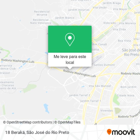 18 Beraká mapa