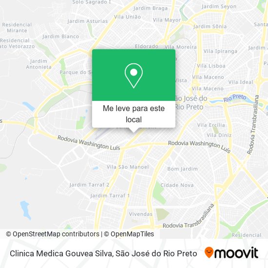 Clinica Medica Gouvea Silva mapa