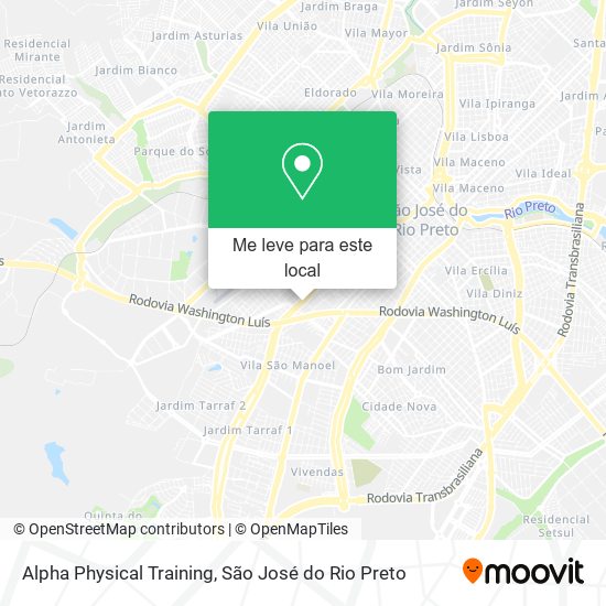 Alpha Physical Training mapa