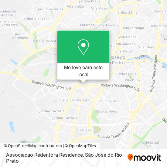 Associacao Redentora Residence mapa