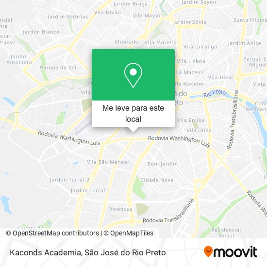 Kaconds Academia mapa