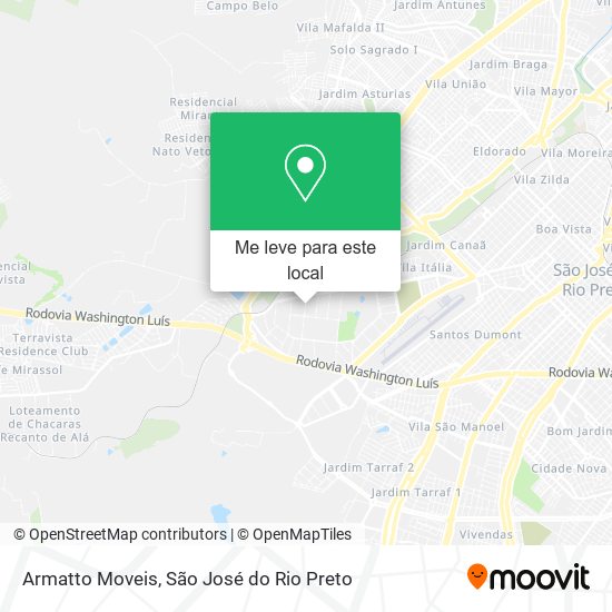 Armatto Moveis mapa