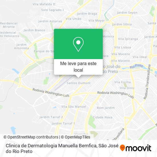 Clinica de Dermatologia Manuella Bemfica mapa