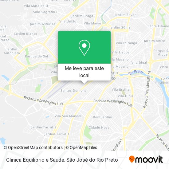 Clinica Equilibrio e Saude mapa