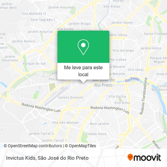Invictus Kids mapa