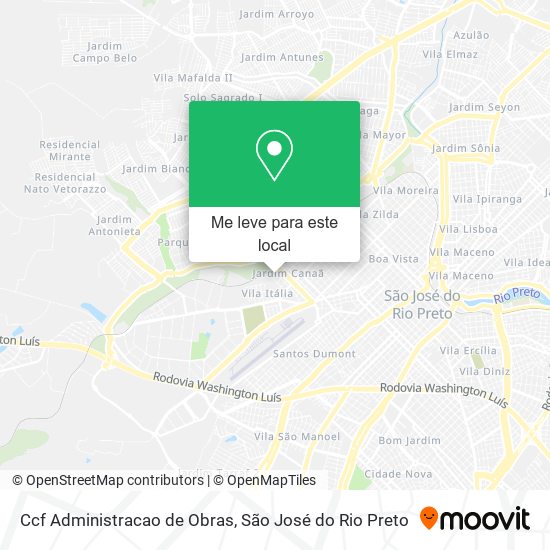 Ccf Administracao de Obras mapa